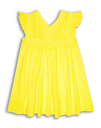 Kid Girl Kids' dress Yellow Size 10 Cotton