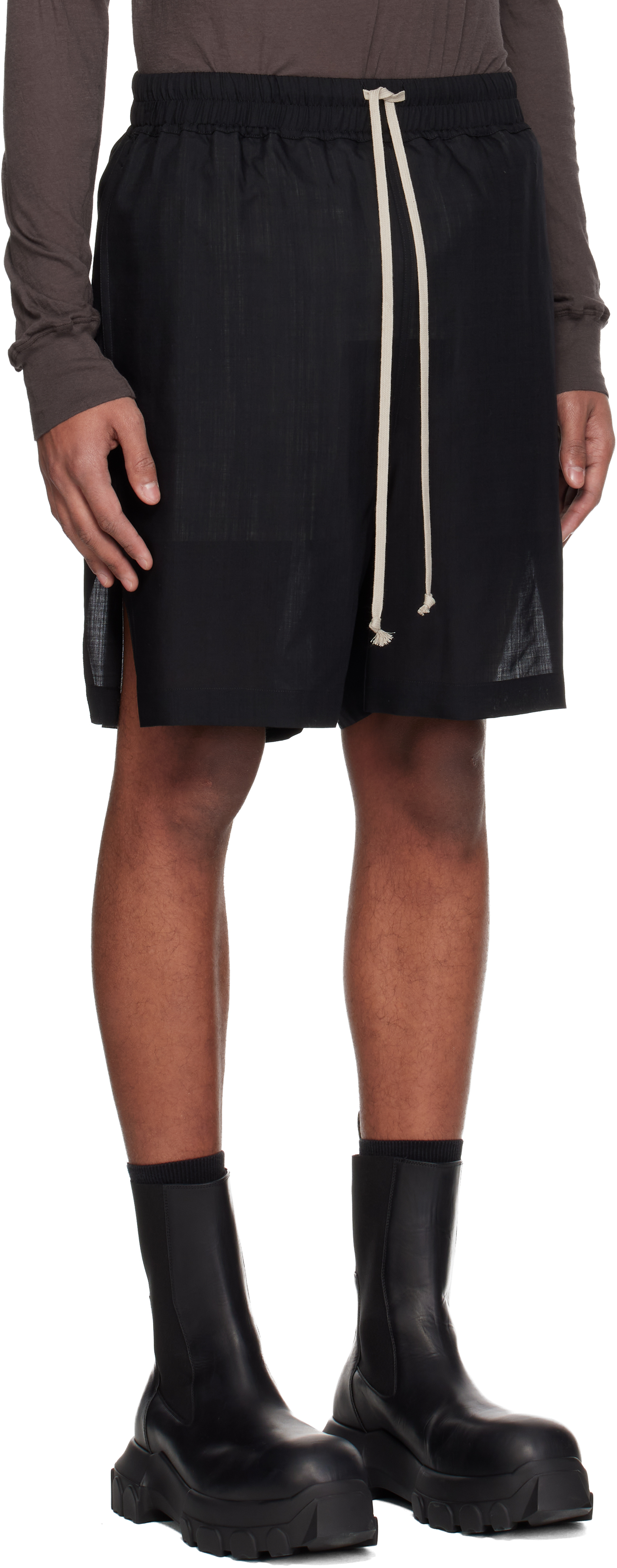 Black Temple Boxer Shorts