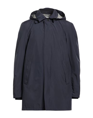 Man Overcoat & Trench Coat Midnight blue Size 40 Polyester