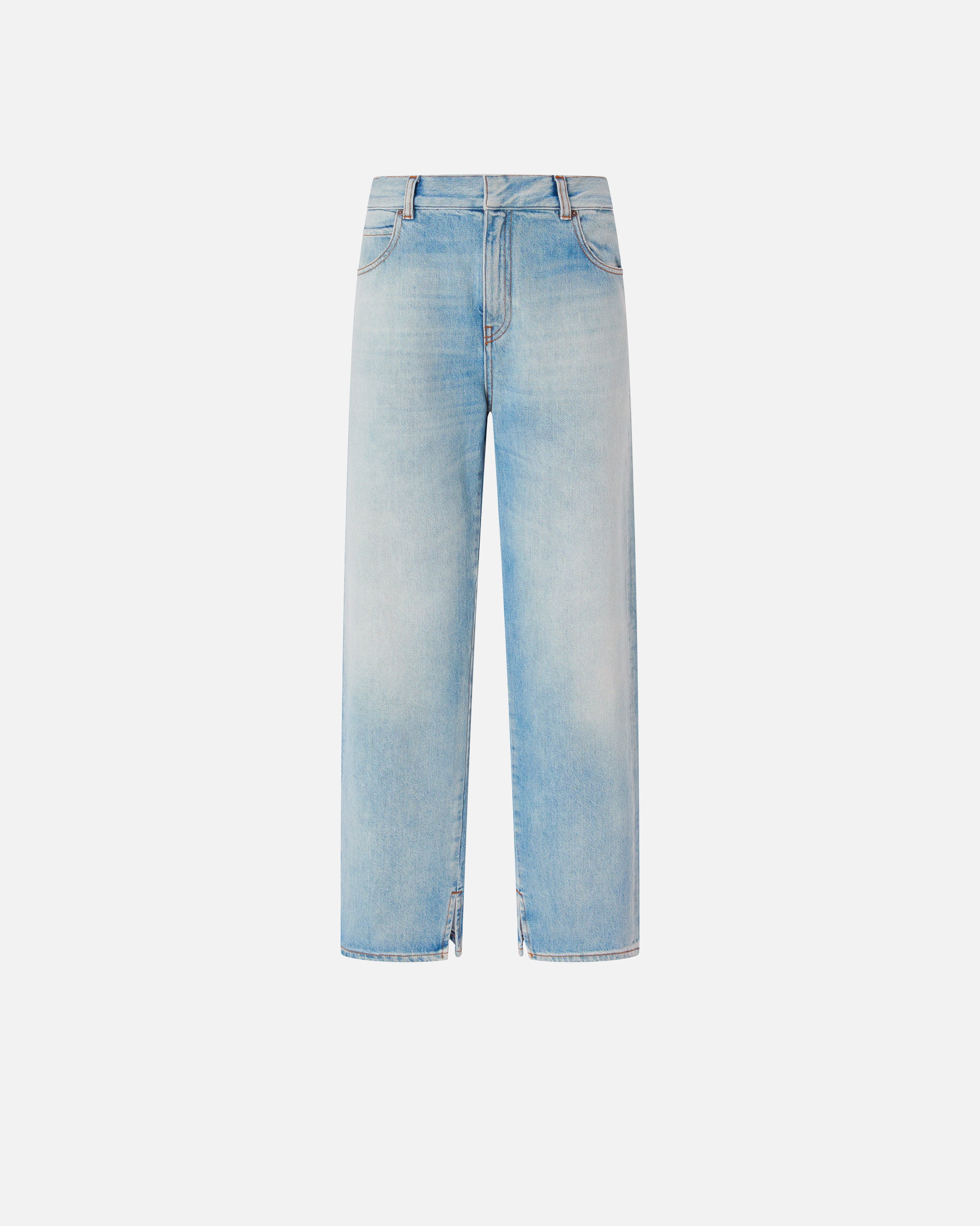 Loose-fit jeans with slits - 24