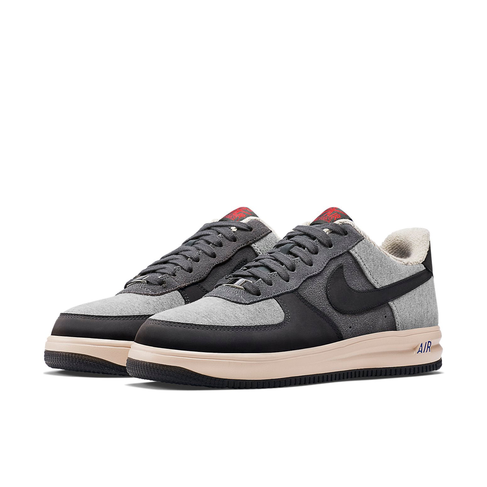 Lunar Force 1 Loop Wheeler QS 'Grey Heather Anthracite Dark Grey Sand'