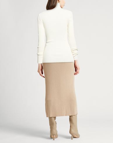 Wardrobe. nyc Woman Turtleneck Off white Size M Viscose, Polyester