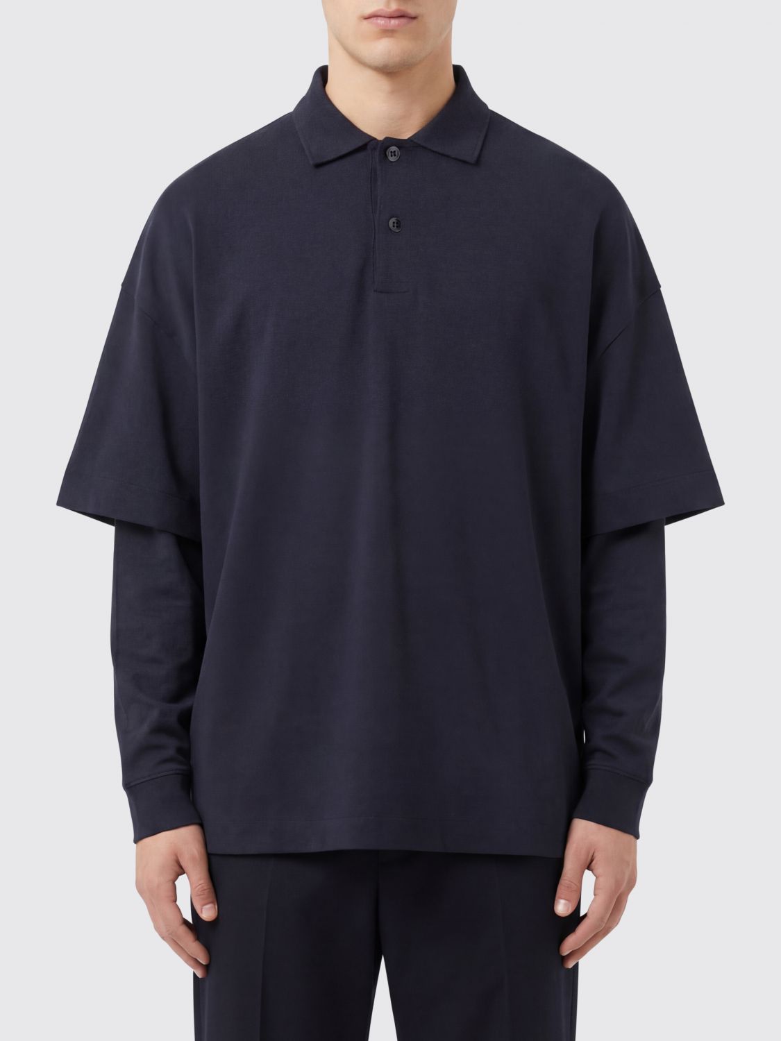Polo Shirt Men color Blue