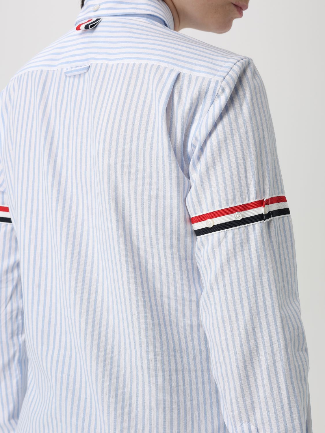 Striped cotton shirt - Blue