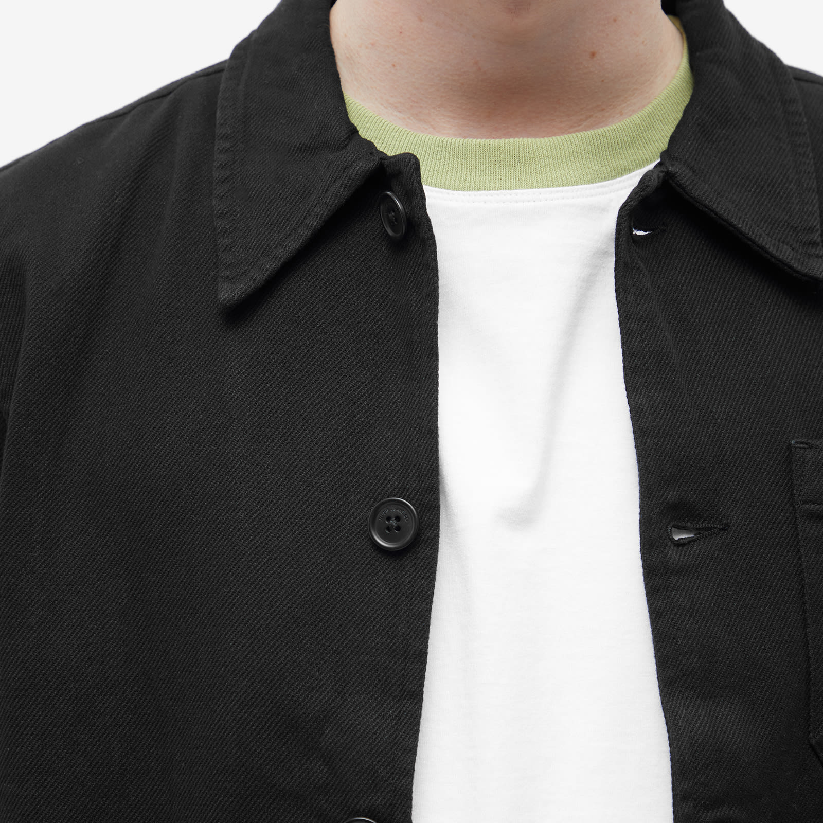 Nudie Jeans Co Men's Nudie Barney Worker Jacket in Black