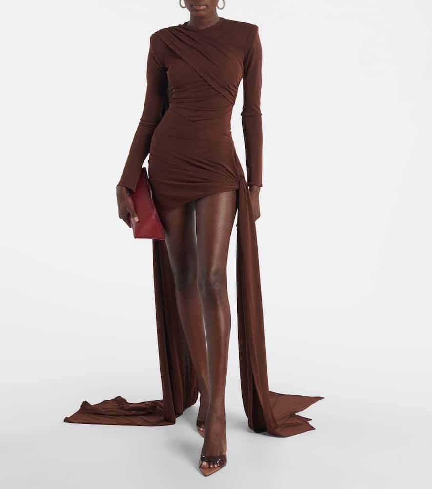 Venus draped minidress