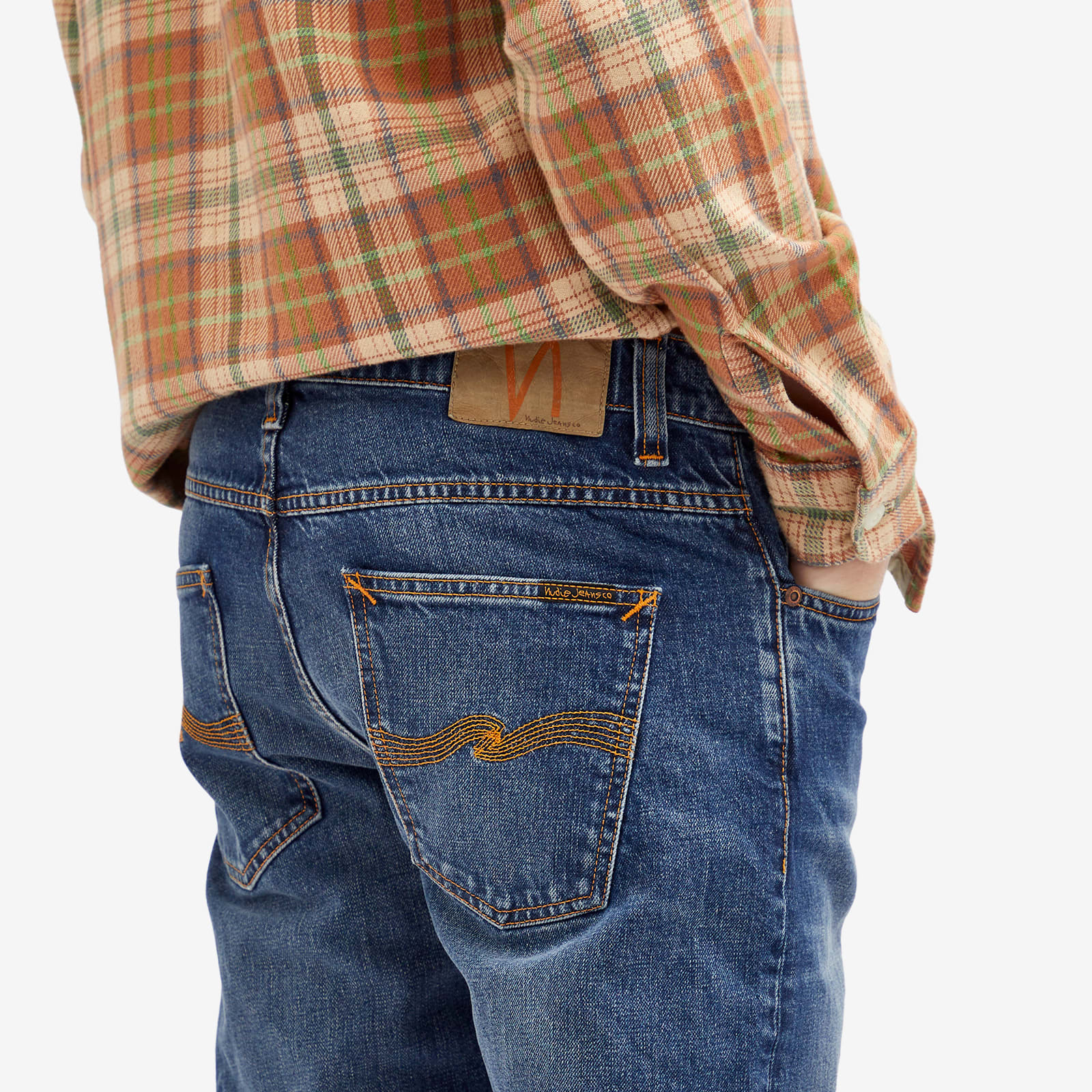 Nudie Jeans Co Men's Nudie Lean Dean Jeans in Troubled Sea