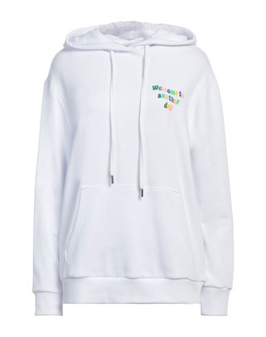Woman Sweatshirt White Size S Cotton
