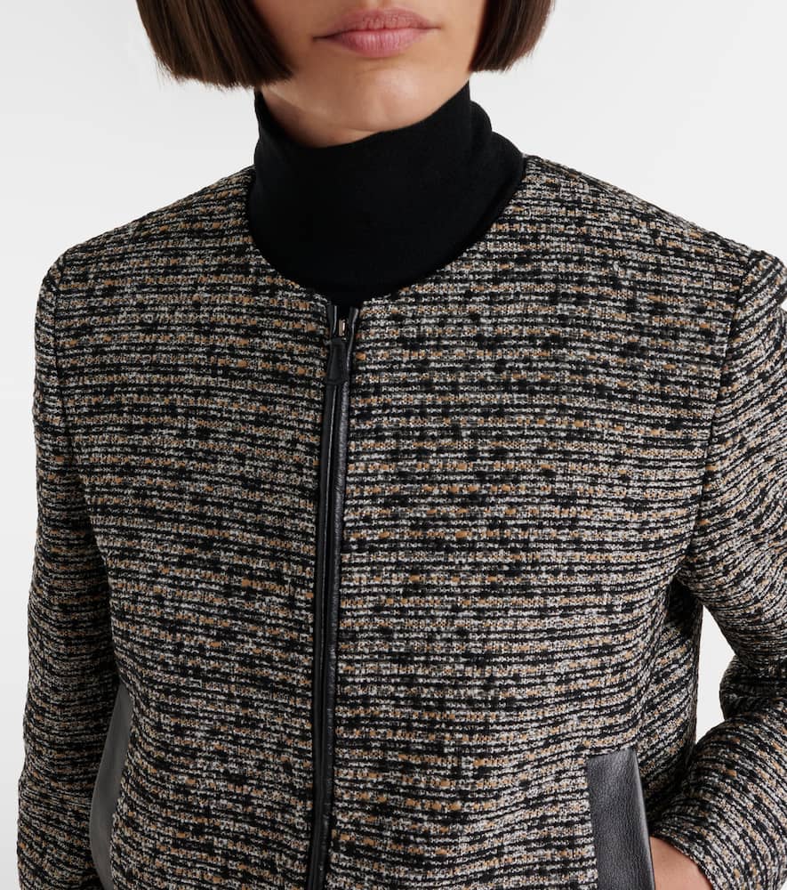 Volume tweed jacket