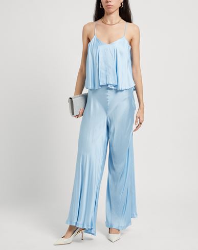 Woman Jumpsuit Sky blue Size S Viscose