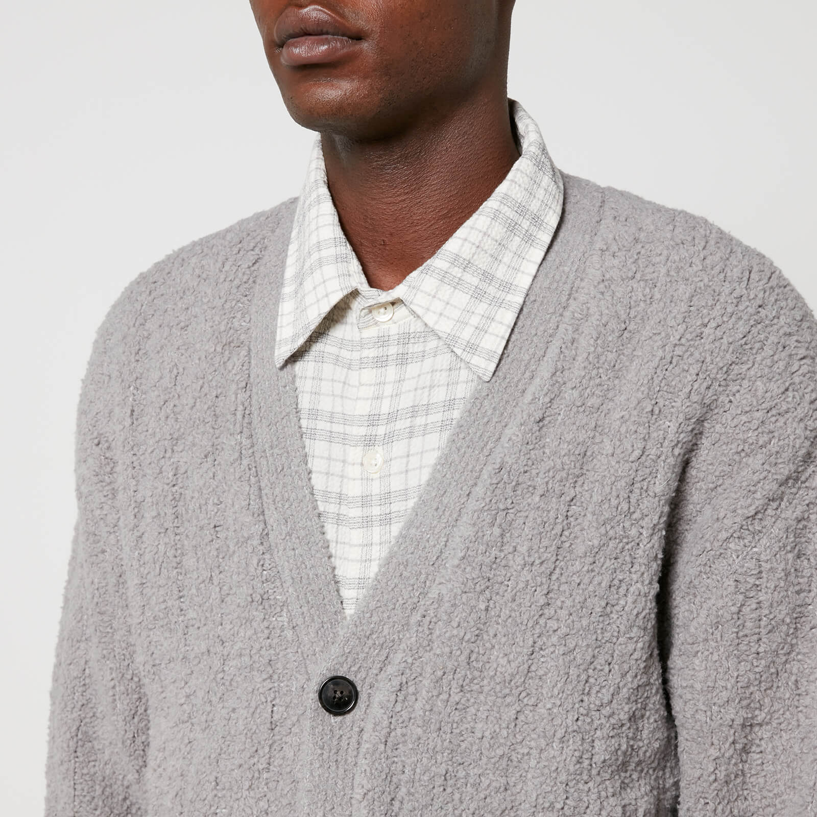 Mfpen House Wool-Blend Fleece Cardigan - S
