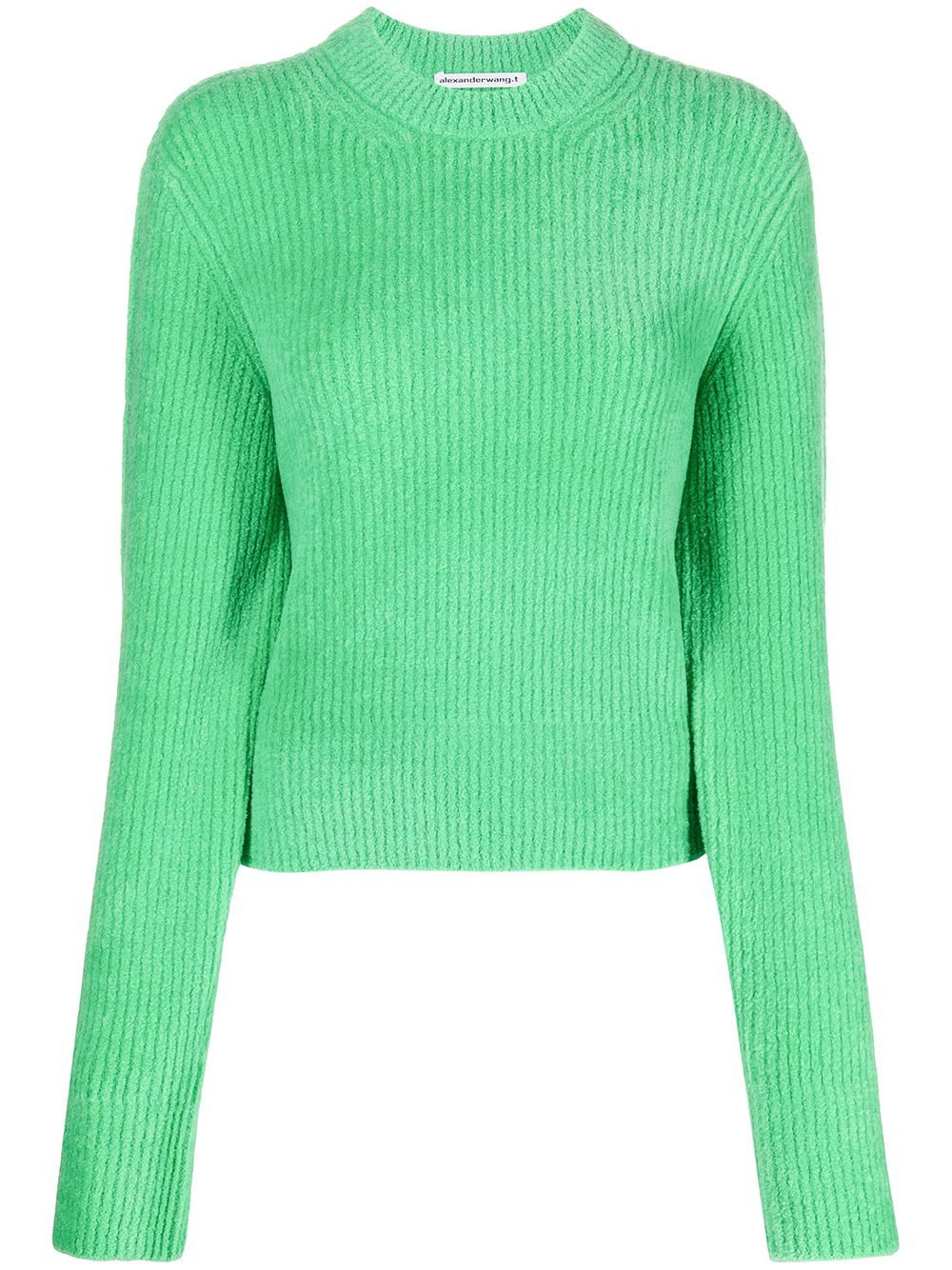 Round neck jumper - Green
