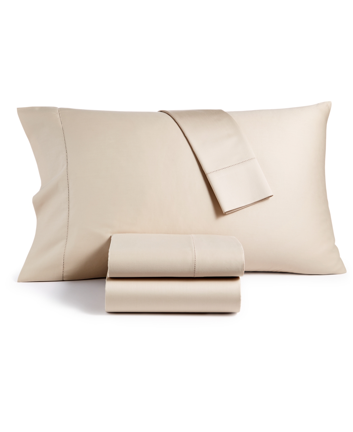680 Thread Count 100% Supima Cotton Sheet Set, Queen, Exclusively at Macy's - Sand