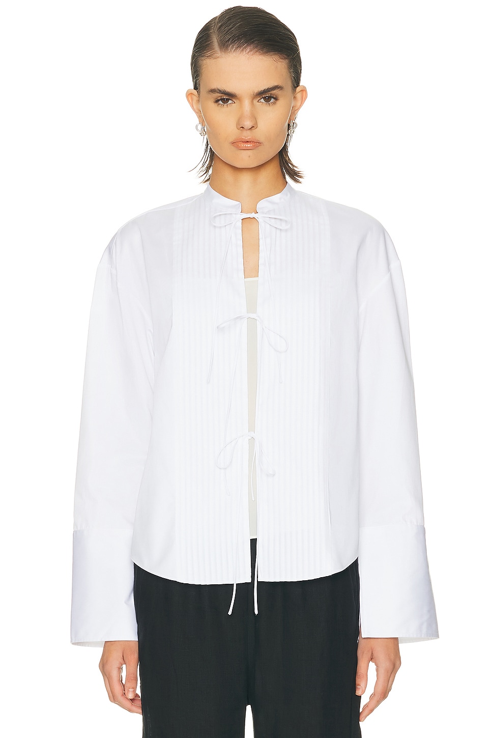 Adam Lippes Mick Top in White - White.  XS also in L