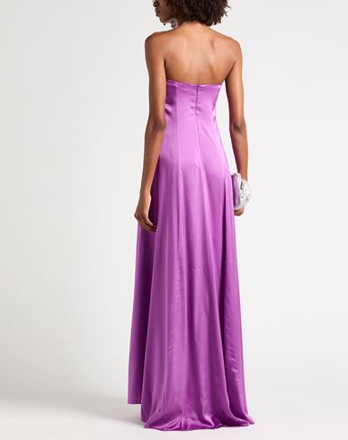 Forte_forte Woman Maxi dress Purple Size 0 Silk, Elastane