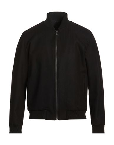 Man Jacket Black Size 40 Wool