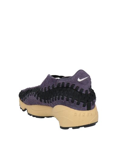 Man Sneakers Purple Size 10 Leather, Textile fibers