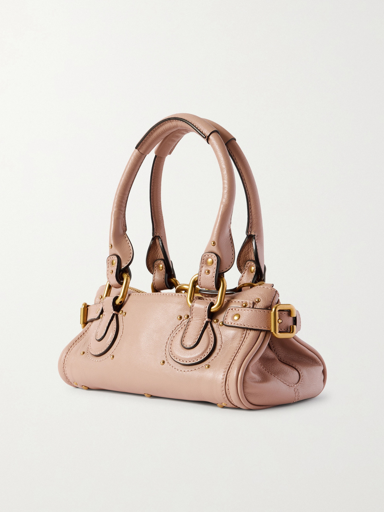 Paddington Embellished Leather Tote - Neutrals