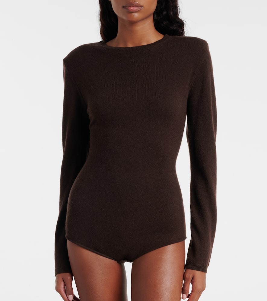 Wool and cashmere bodysuit