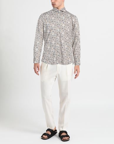 Man Shirt Beige Size 15 ¾ Cotton