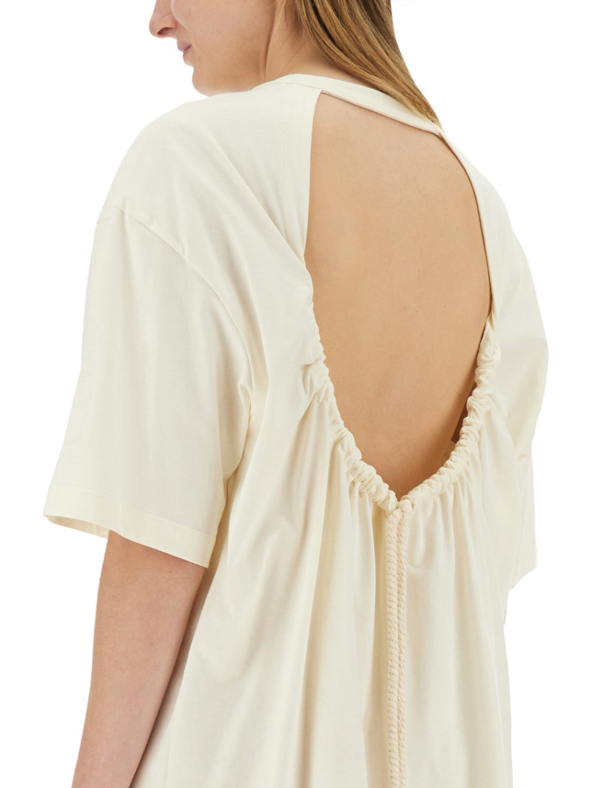 Short Dress With Logo