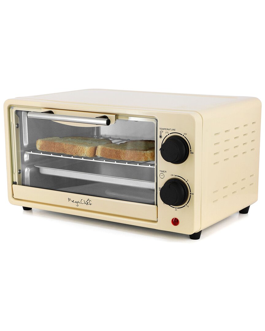 9qt Cream Electric Counter Top Toaster Oven