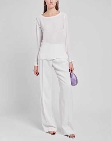 Caractère Woman Top White Size 12 Viscose