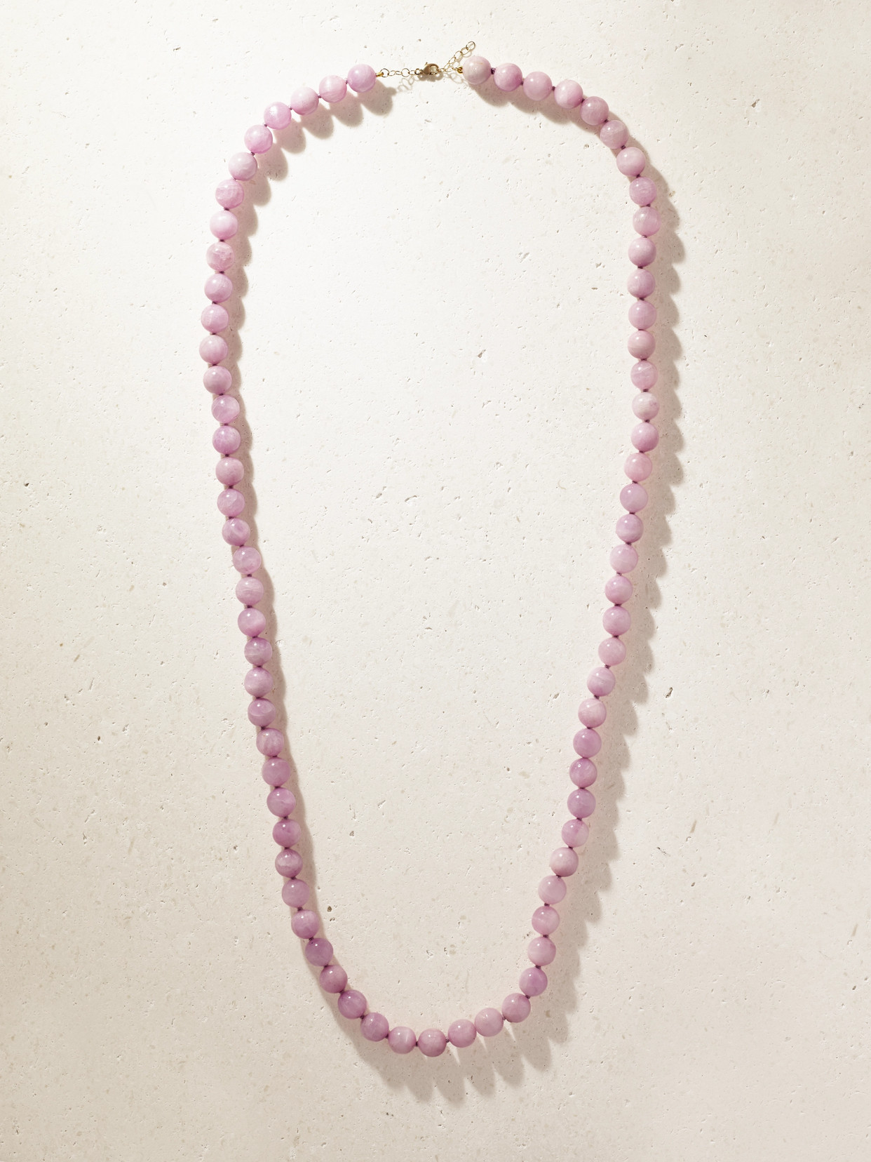 Oracle 14-karat Gold Kunzite Necklace - Purple