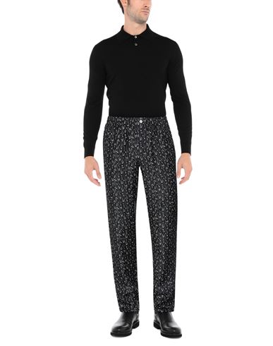 Man Pants Black Size 28 Silk