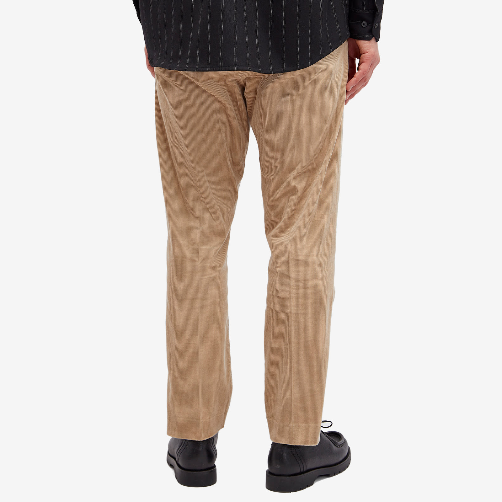 Men's Bill Corduroy Trousers in White Pepper