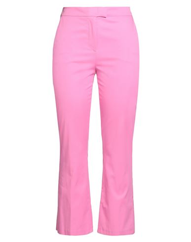 Woman Pants Pink Size 6 Cotton, Elastane
