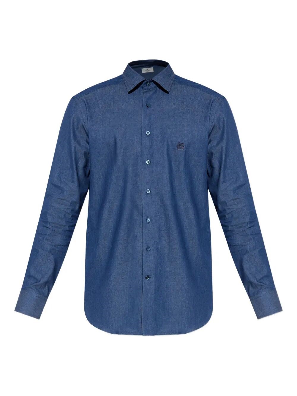 Embroidered Logo Cotton Shirt