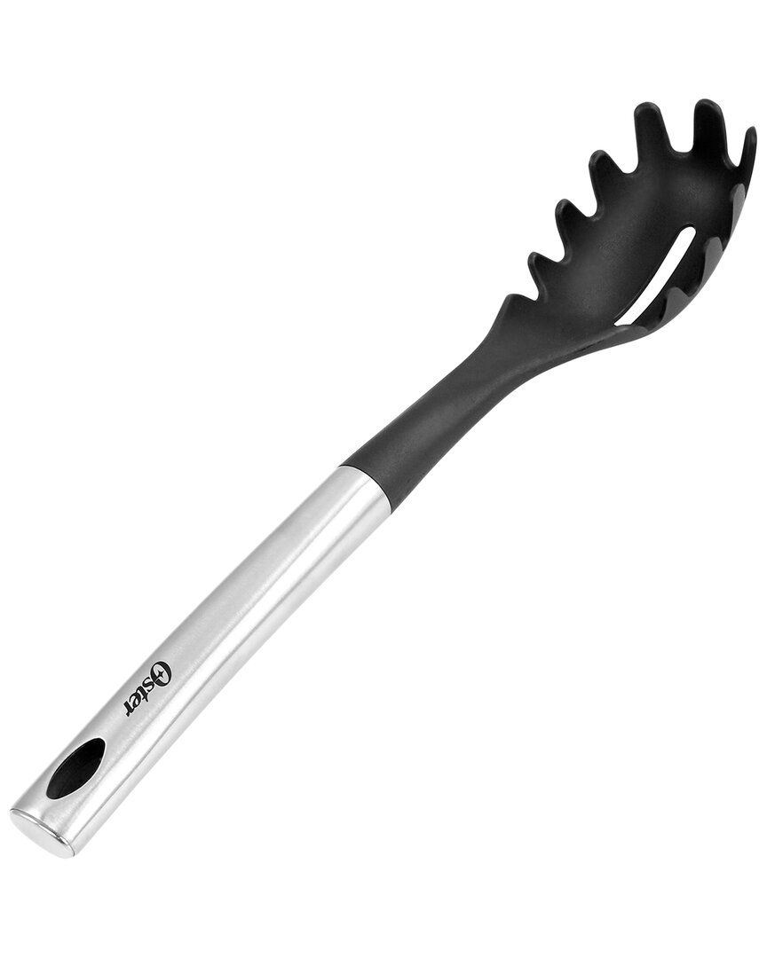 Baldwyn Nylon Pasta Server Kitchen Utensil With Stainless Steel Handle