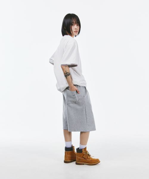 Two-Tuck Regular Bermuda Training Pants