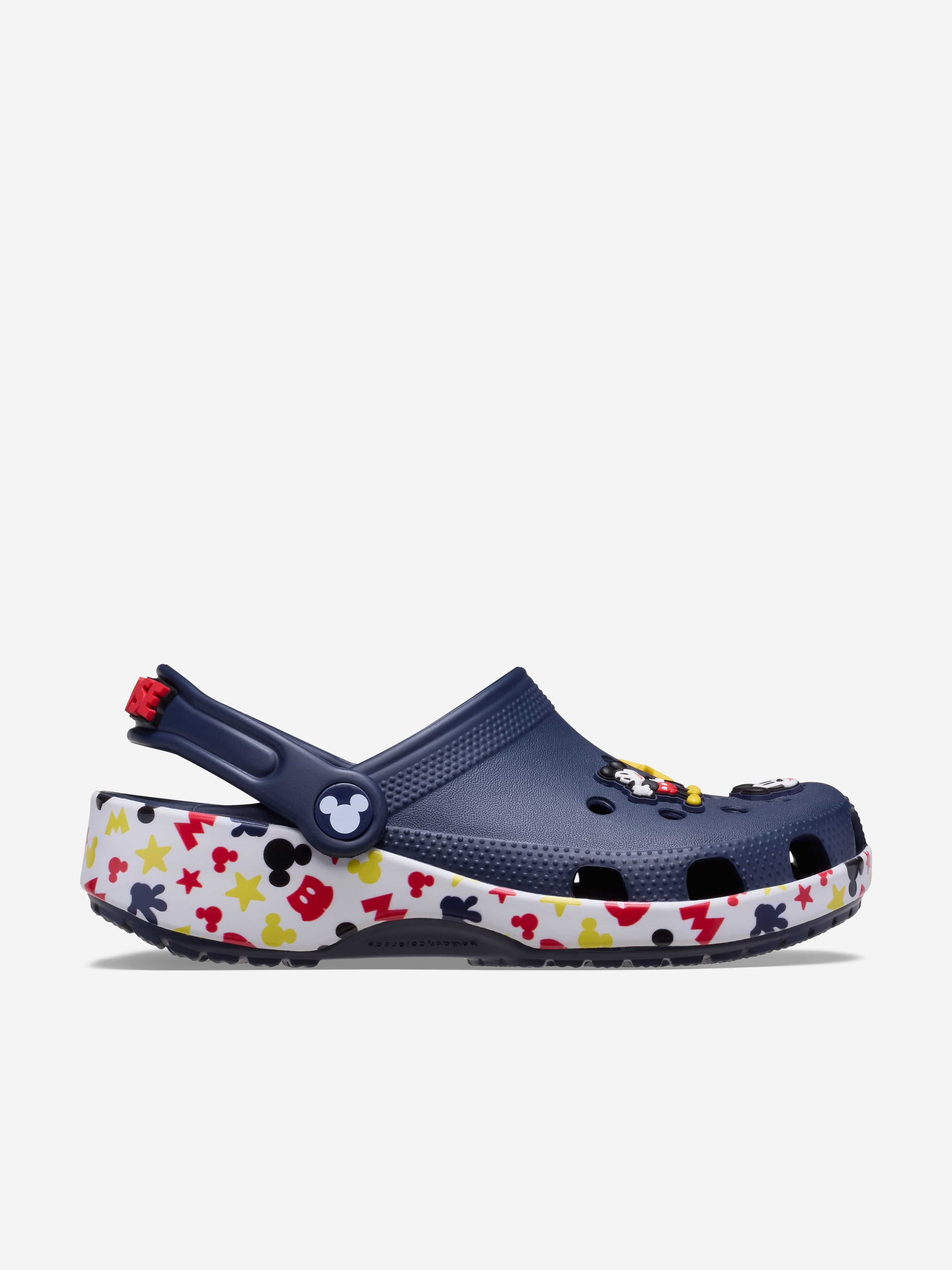 Crocs Kids Mickey Friends Classic Clog in Navy EU 19 - 20 UK 4 US 4 Blue