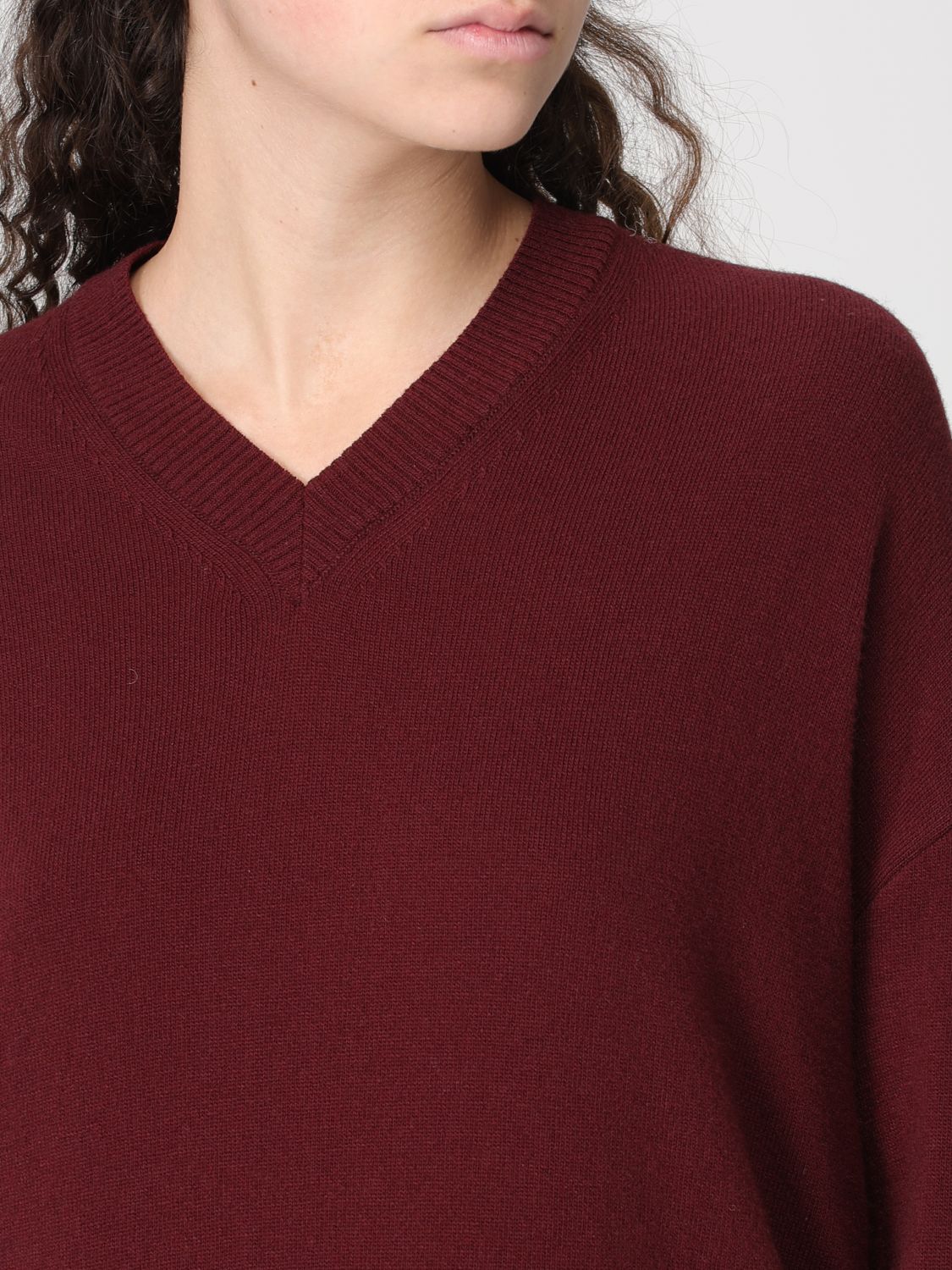 Sweatshirt Woman color Burgundy
