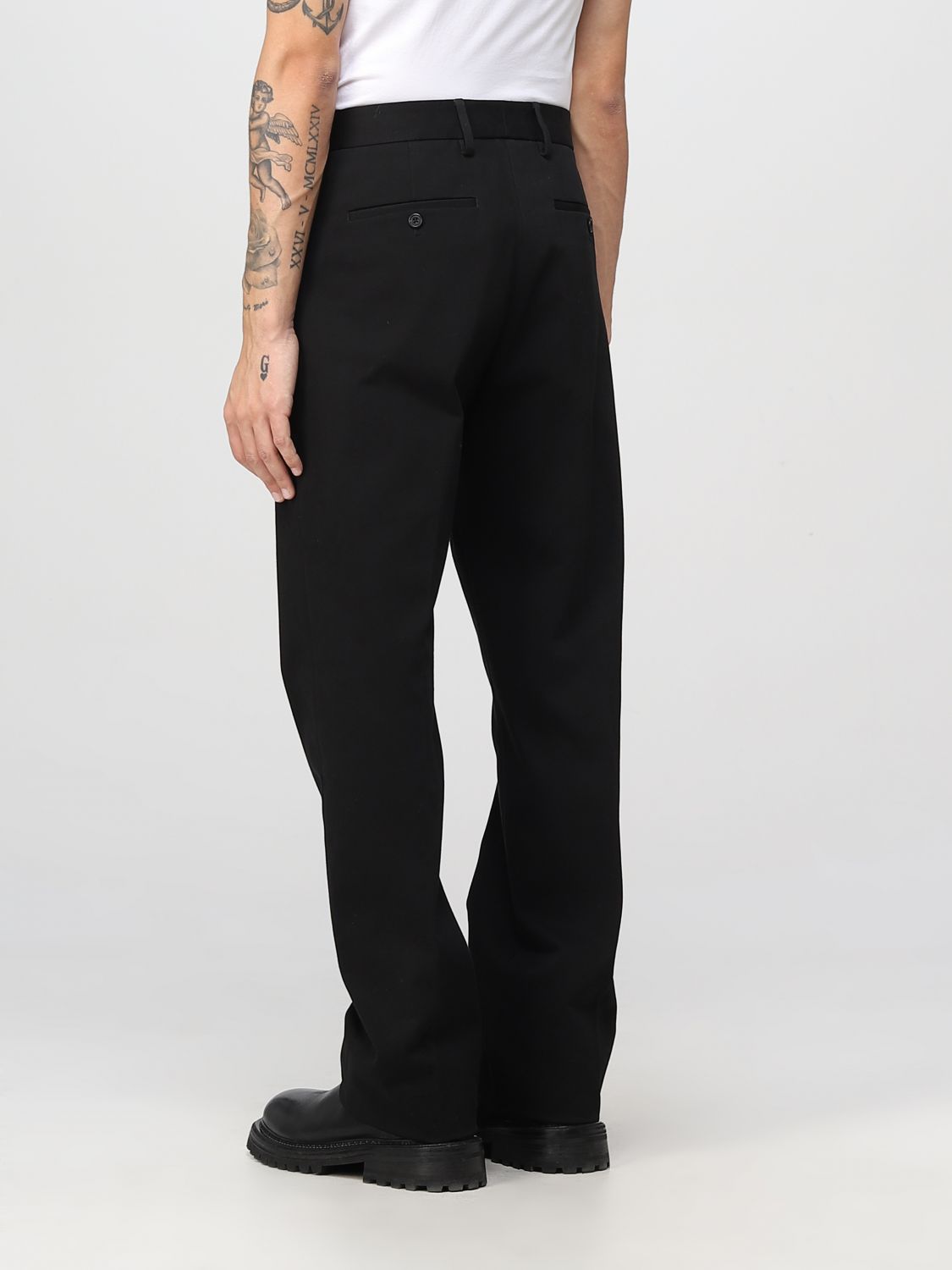Pants Men color Black
