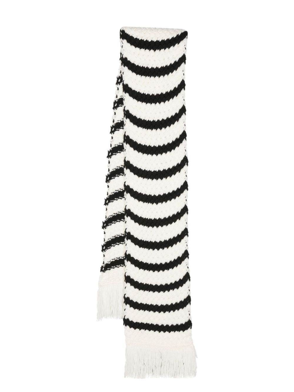 The Mariner virgin wool scarf - White