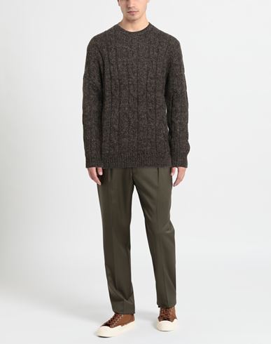 Man Sweater Dark brown Size XXL Acrylic, Wool, Alpaca wool