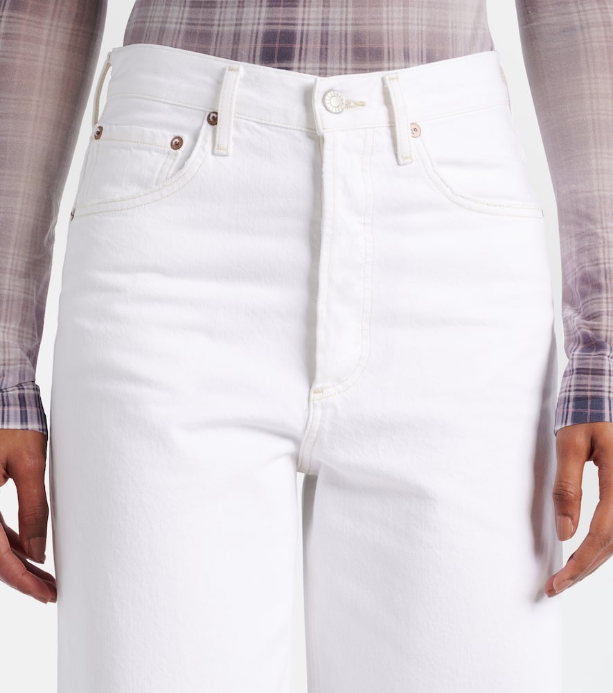 Dame high-rise wide-leg jeans