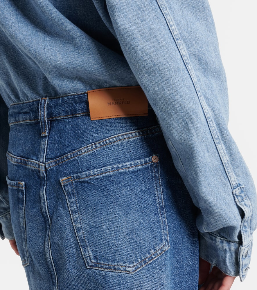 7 For All Mankind Denim minidress