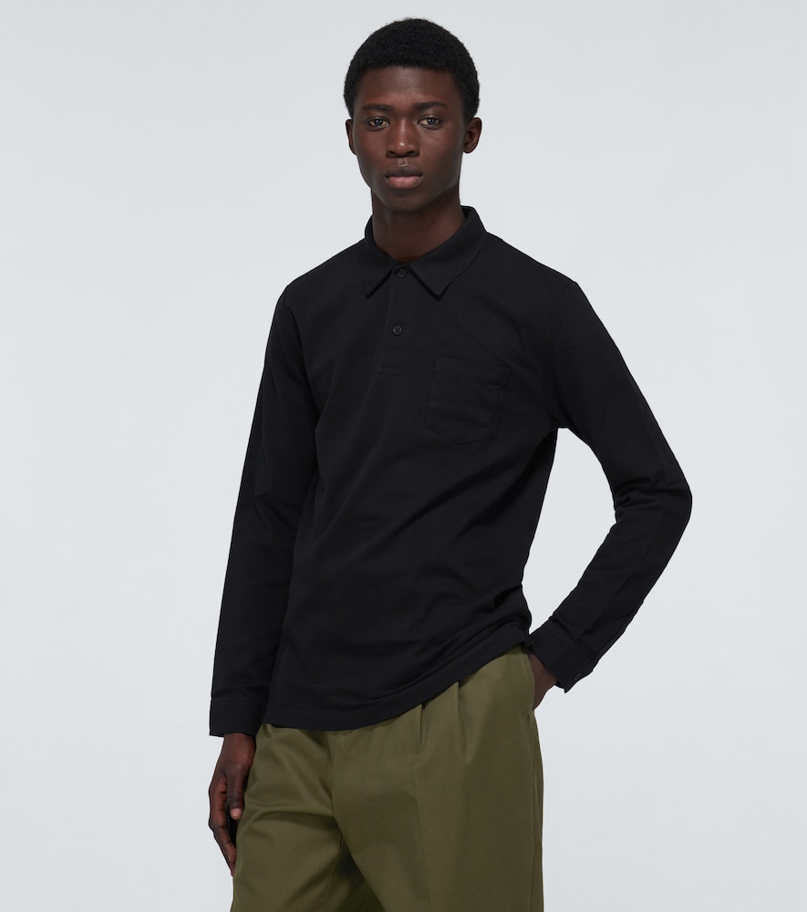 Riviera long-sleeved polo shirt