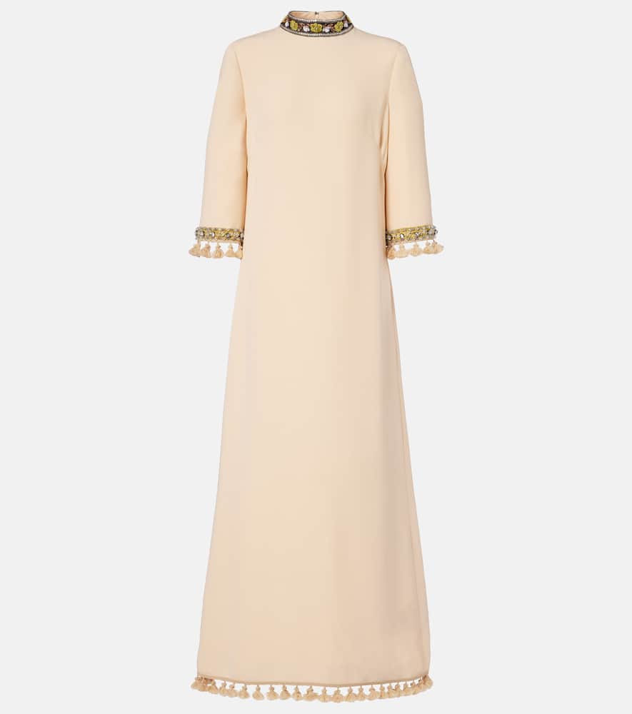Cady Couture embellished silk gown