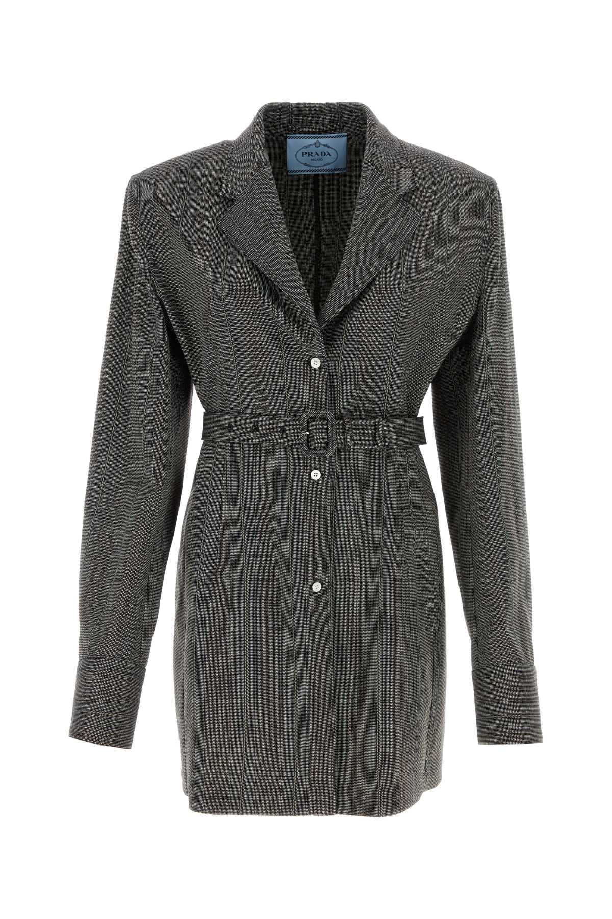 Wool Blazer — Gray