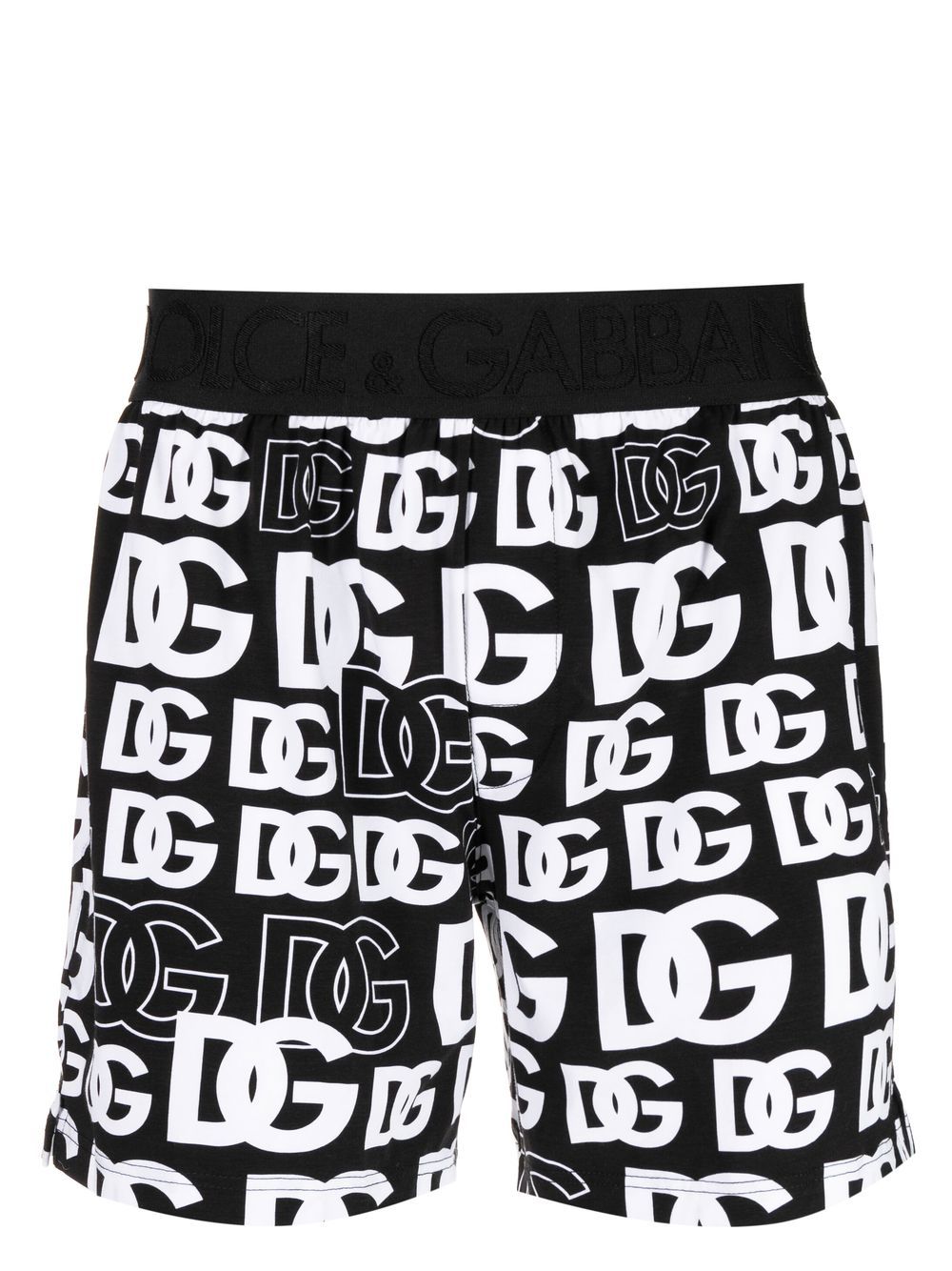 Logo-print boxer shorts - Black