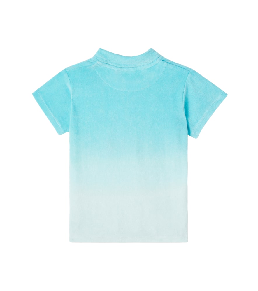 Randel ombré cotton terry polo shirt
