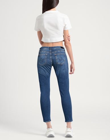 Woman Jeans Blue Size 30 Cotton, Lyocell, Elastomultiester, Elastane