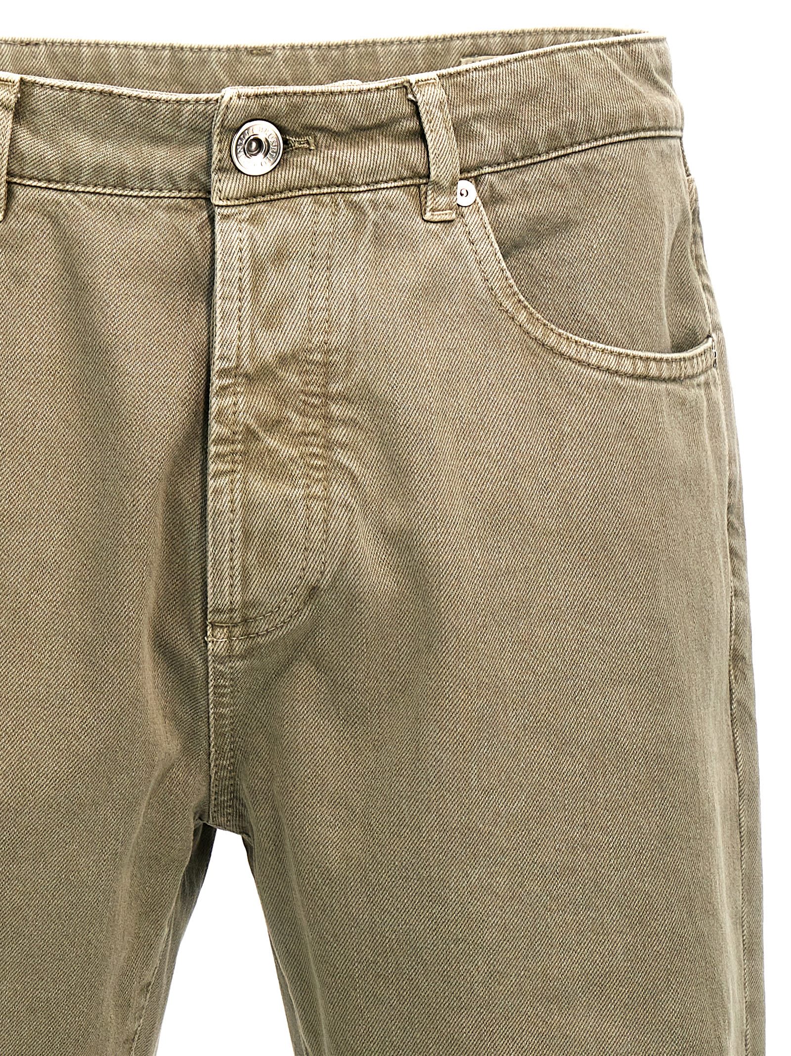 Straight-leg denim jeans - Green