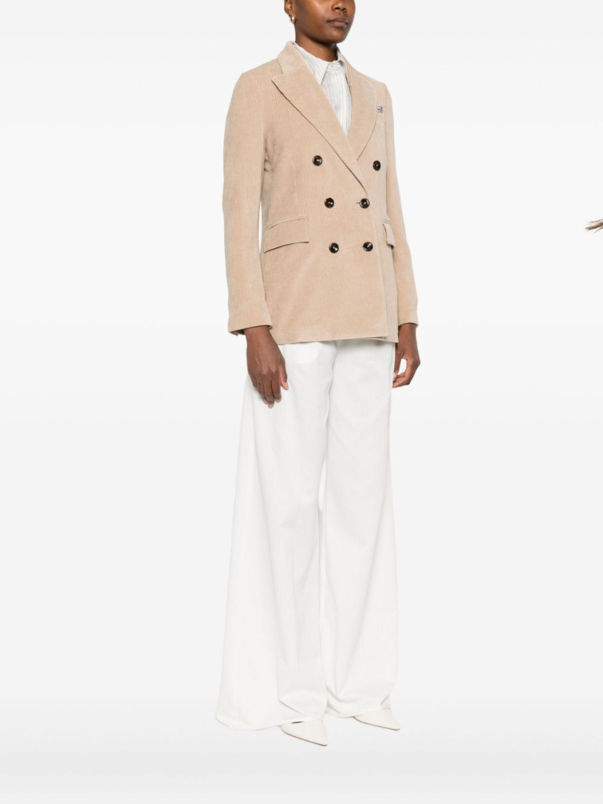 Cotton Double-Breasted Jacket