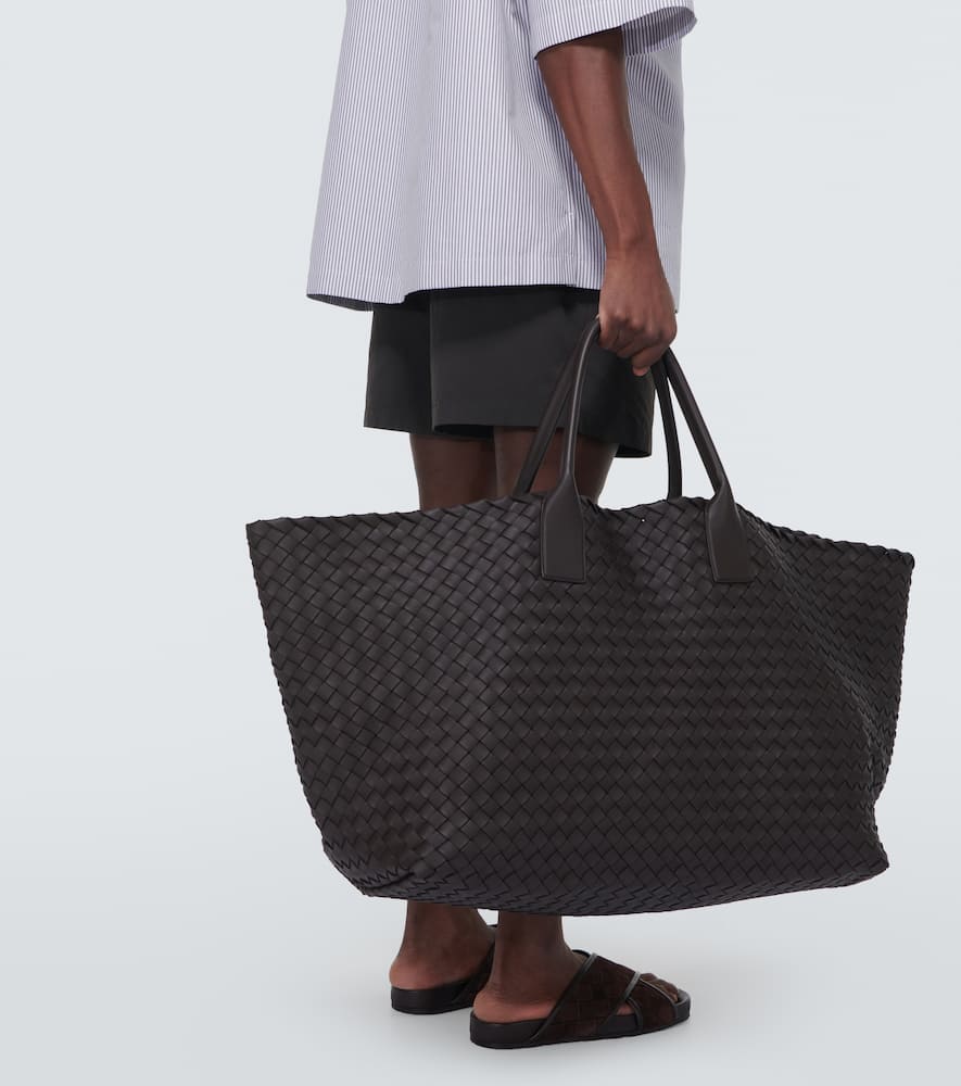 Cabat Large leather tote bag